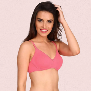 Women's Soft Cotton Non-Wired Bra (Pack of 2)