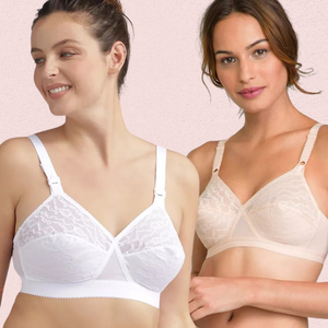 Non-Padded Non-Wired Cotton Bra - Pack of 2