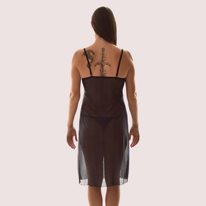 Moonlit Desire See-Through Nightdress