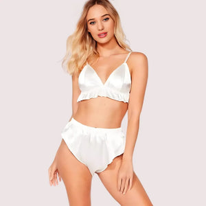 Pure Silk Bra Set — Elegant Intimate Set for Women