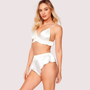 Pure Silk Bra Set — Elegant Intimate Set for Women