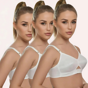 BreezeLite Cotton Bra - 3 Pack Summer Essential