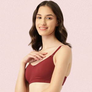 Breathable Cotton Non-Padded Bra - Women's 2-Pack