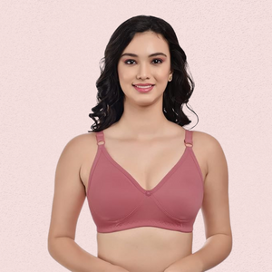 Women's Cotton Non-Padded Wire-Free Bra Pack of 3