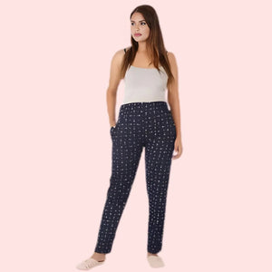 Winter Lober Women's Warm Cotton Lounge Pants - Pack of 2