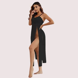 Romantic Black Babydoll Nightwear