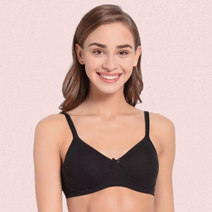 Ultra-Soft Cotton Non-Wired Bra for Women - Set of 2