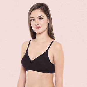 Women's Cotton Non-Padded Seamless Bra Set (Pack of 2)