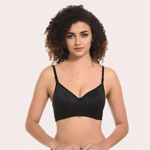 Velvet Touch - Black Lightly Padded Bra