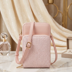 Blush Bloom Ethnic Crossbody Sling Bag
