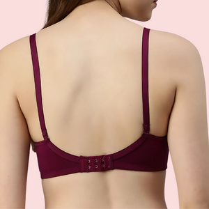Burgundy Bloom - Maroon Padded Bra (2-Pack)