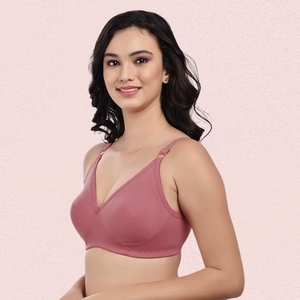 Women's Cotton Non-Padded Wire-Free Bra Pack of 3