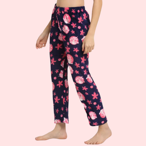 Ladies Winter Warm Printed Pajamas - Pack of 2