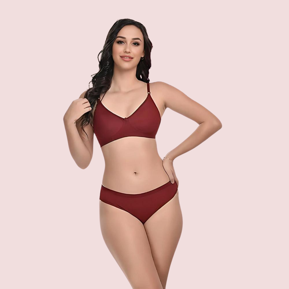 Comfort Bliss 2-Pack Lightly Padded Bra & Panty Set
