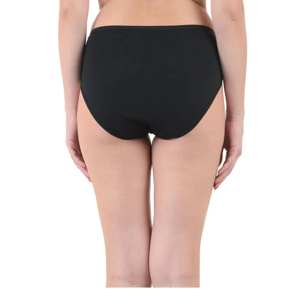 Black high-waisted women's underwear, comfortable and elegant fit for everyday wear