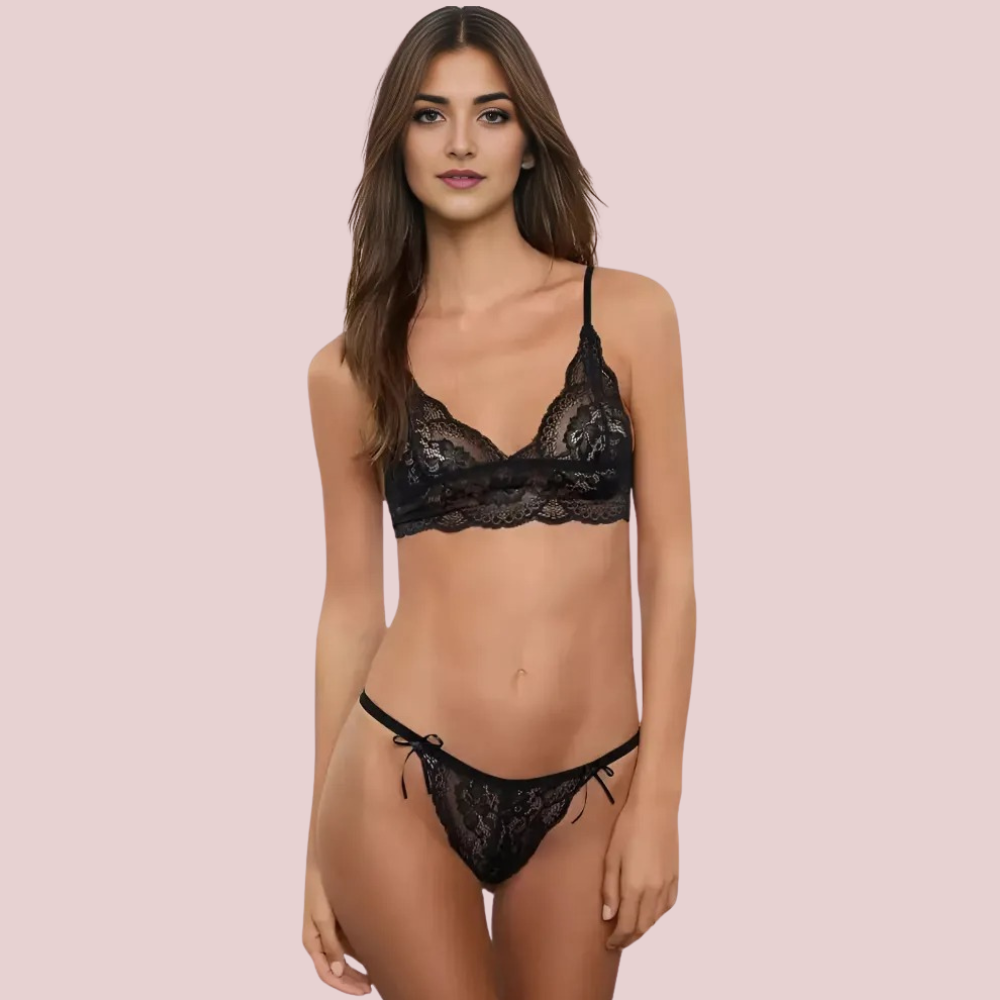 “Moonlight Muse Bralette &amp; Brazilian”