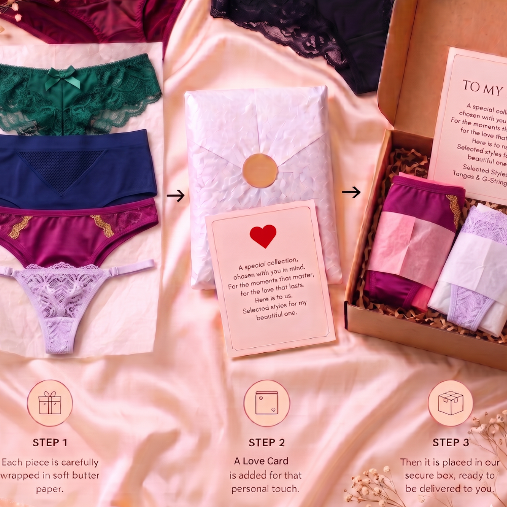 The After Dark Panty Gift Set — Lingerie Gift Set for Her