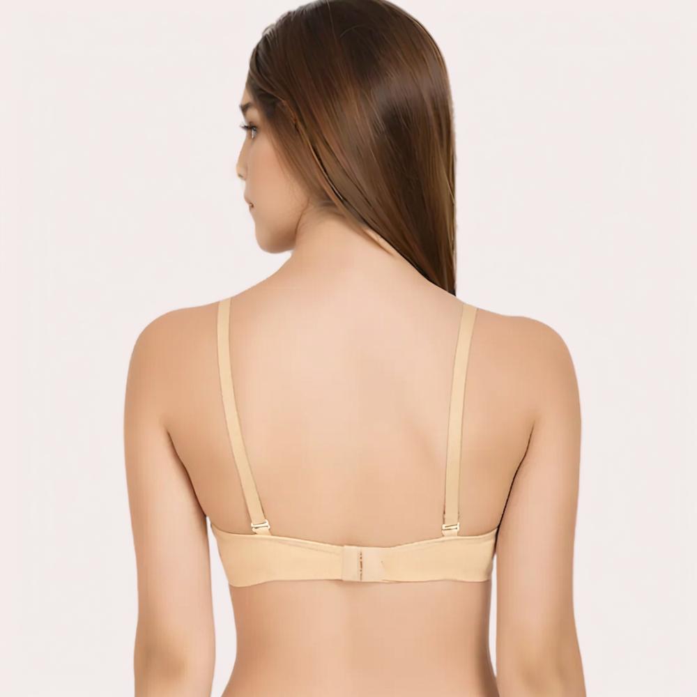 Vanilla Veil - Summer-Ready Beige Cotton Bra