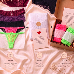 The Bridal Panty Collection — Luxury 5-Piece Panty Gift Box